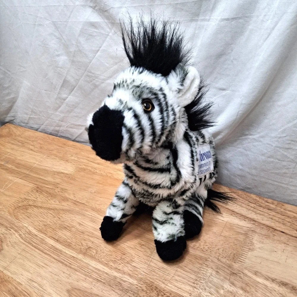 Steven Smith Zebra Plush Full Body Hand Puppet Big Pharma Advertising